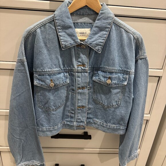 Forever 21 Size medium Denim Jacket Brand New - Picture 1 of 4